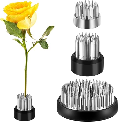 3 soportes florales japoneses, arreglos florales redondos, arreglos florales para arreglos florales, fijación de plantas de 0.91 pulgadas, 1.02