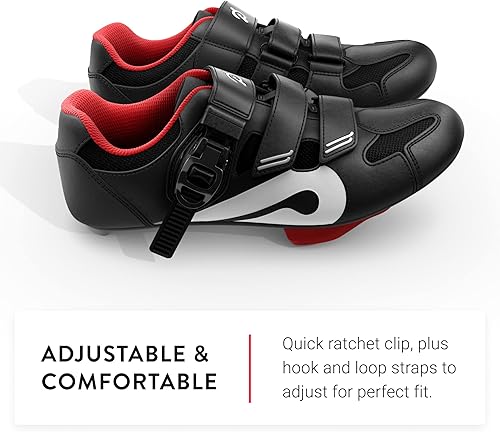Miniatura 2 de Peloton Zapatos de ciclismo para bicicleta y bicicleta + con tacos de bicicleta compatibles con Delta