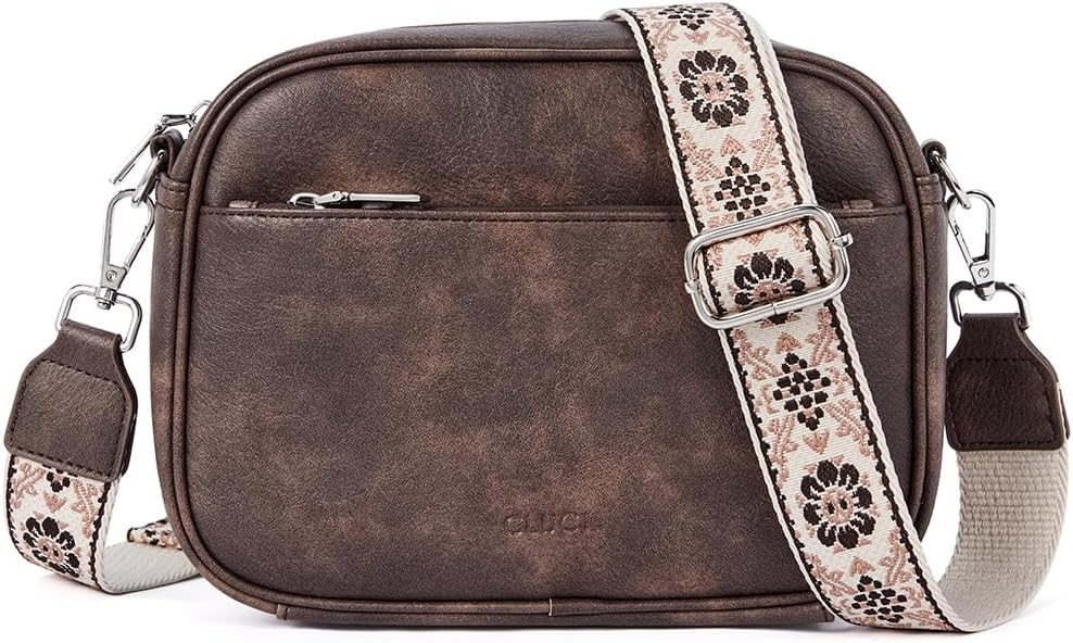 CLUCI Small Crossbody Bags for Women Purses for Women Cross Body Bag Crossbody Purse with Adjustable Wide Strap