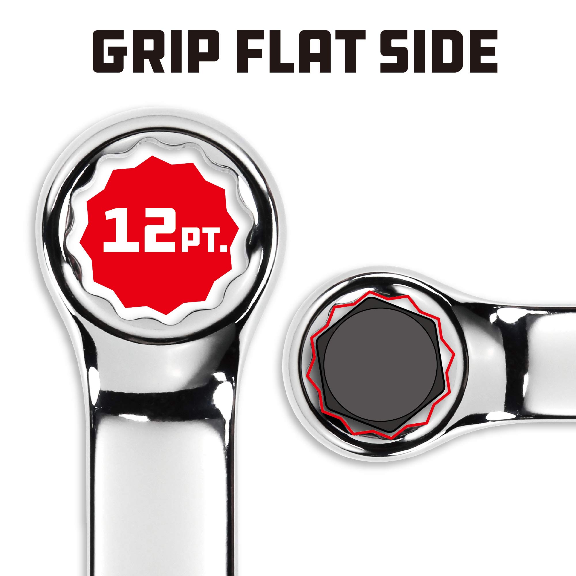 Amazon | Powerbuilt 644144 SAE ミラー研磨 1/2インチ