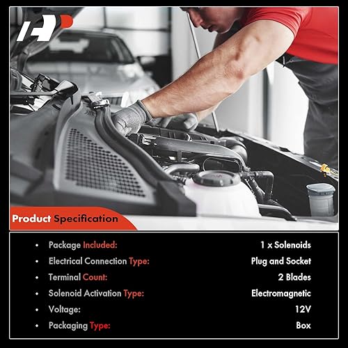 Miniatura 2 de A-Premium Solenoide de sincronización de válvula variable (VVT) del motor de admisión o escape compatible con Hyundai & Kia - Accent, Elantra,