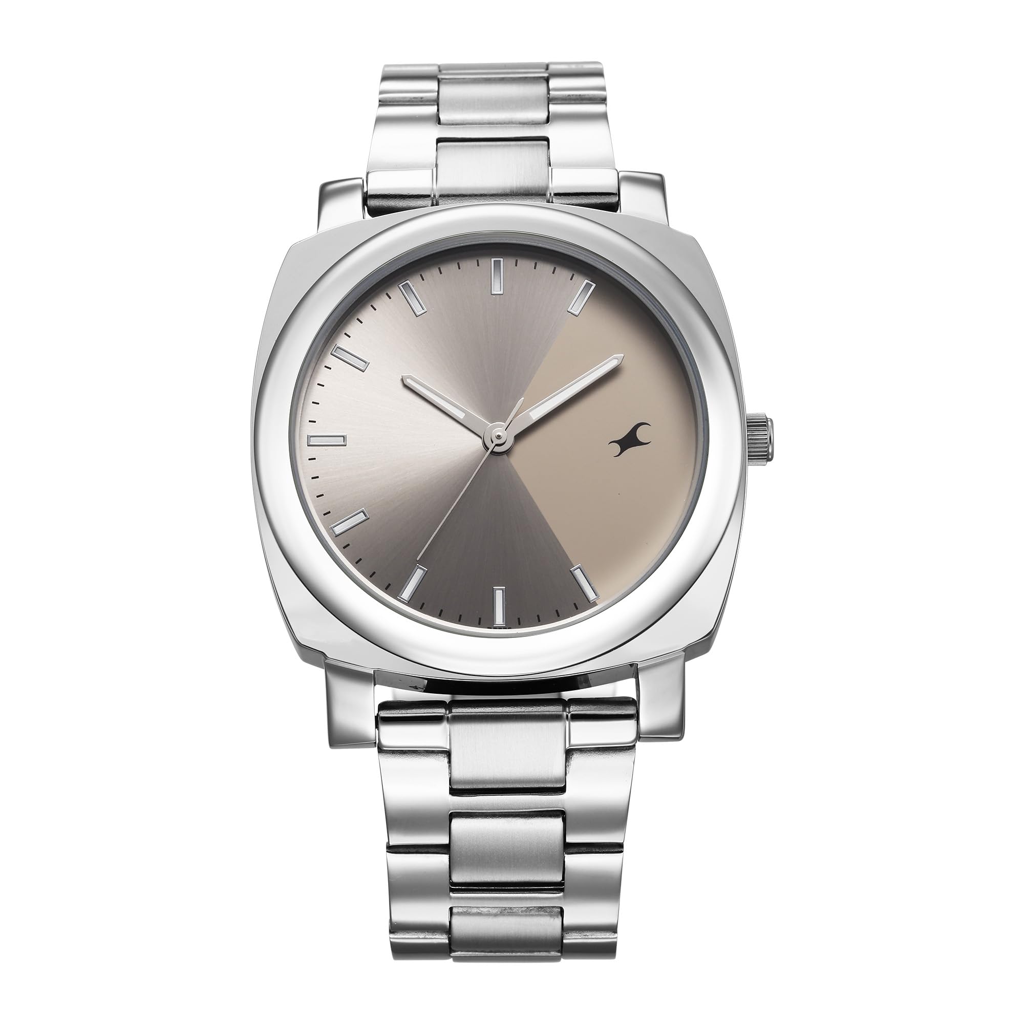 Stunners X Special Edition Quartz Warm Gray Dial Stainless Steel Analog Watch for Men-image-14