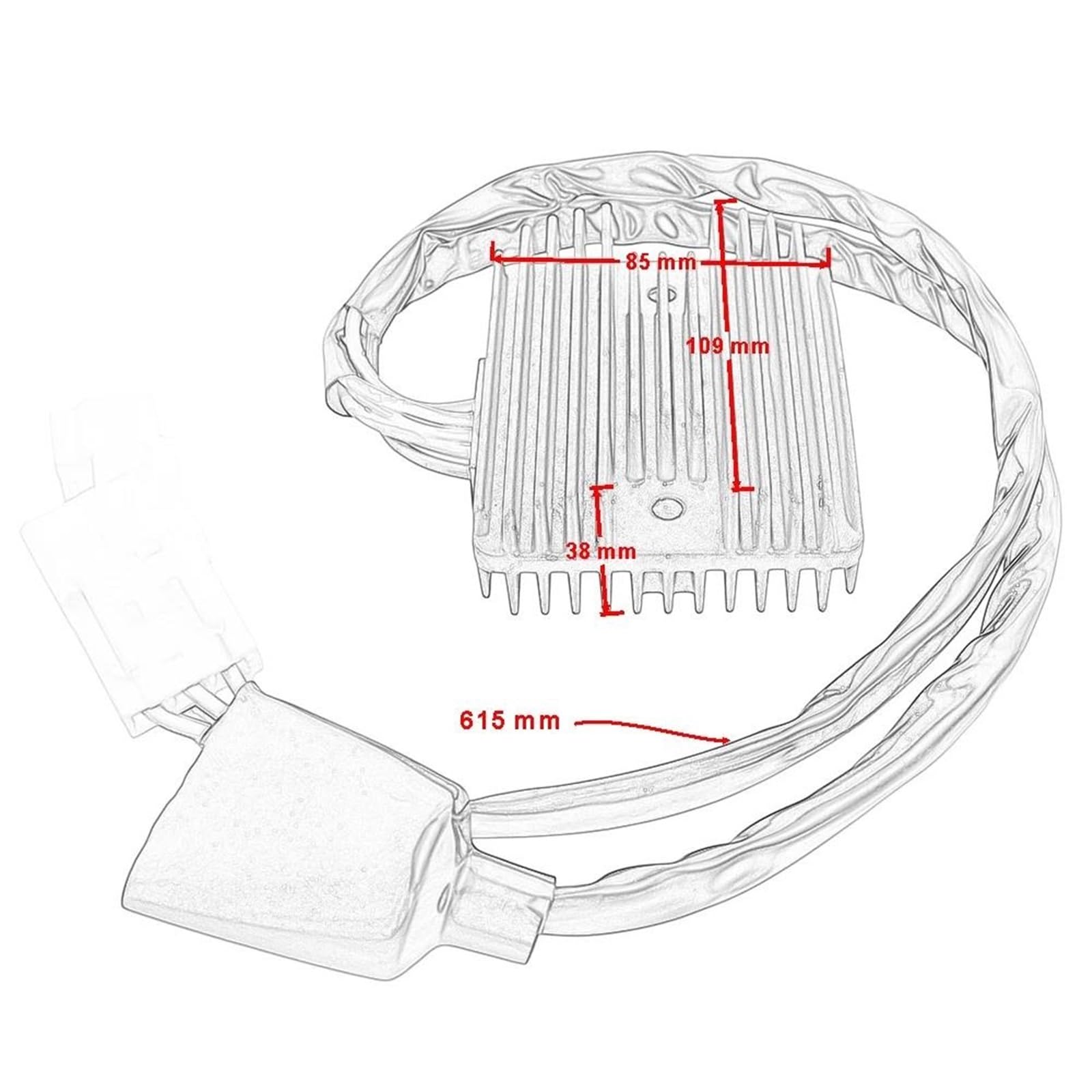 Moto Raddrizzatore Regolatore 12V Per CB1300 ABS Super Four 2009-2013 31600-MEJ-721