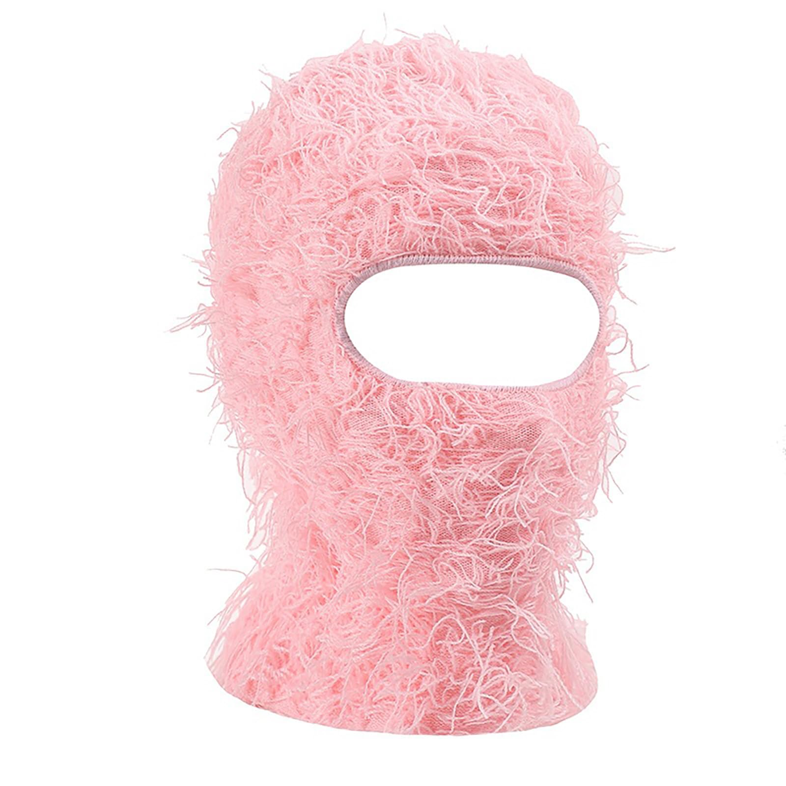 yolrdiw 2 Pieces Winter Distressed Balaclava Knitted Ski Full Face Mask for Women Men