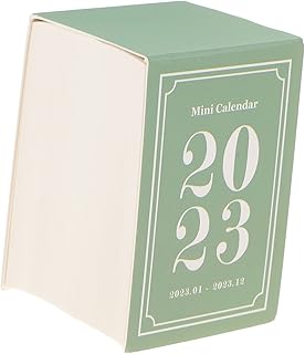 HAPINARY 2023 Day Page Papel Calenda Escolar Decoração Presentes Desdobrável para Organizar Decorações Fio Miniatura Mini Time Desktop Polegada Calendário Aadêmico Organização Agenda  