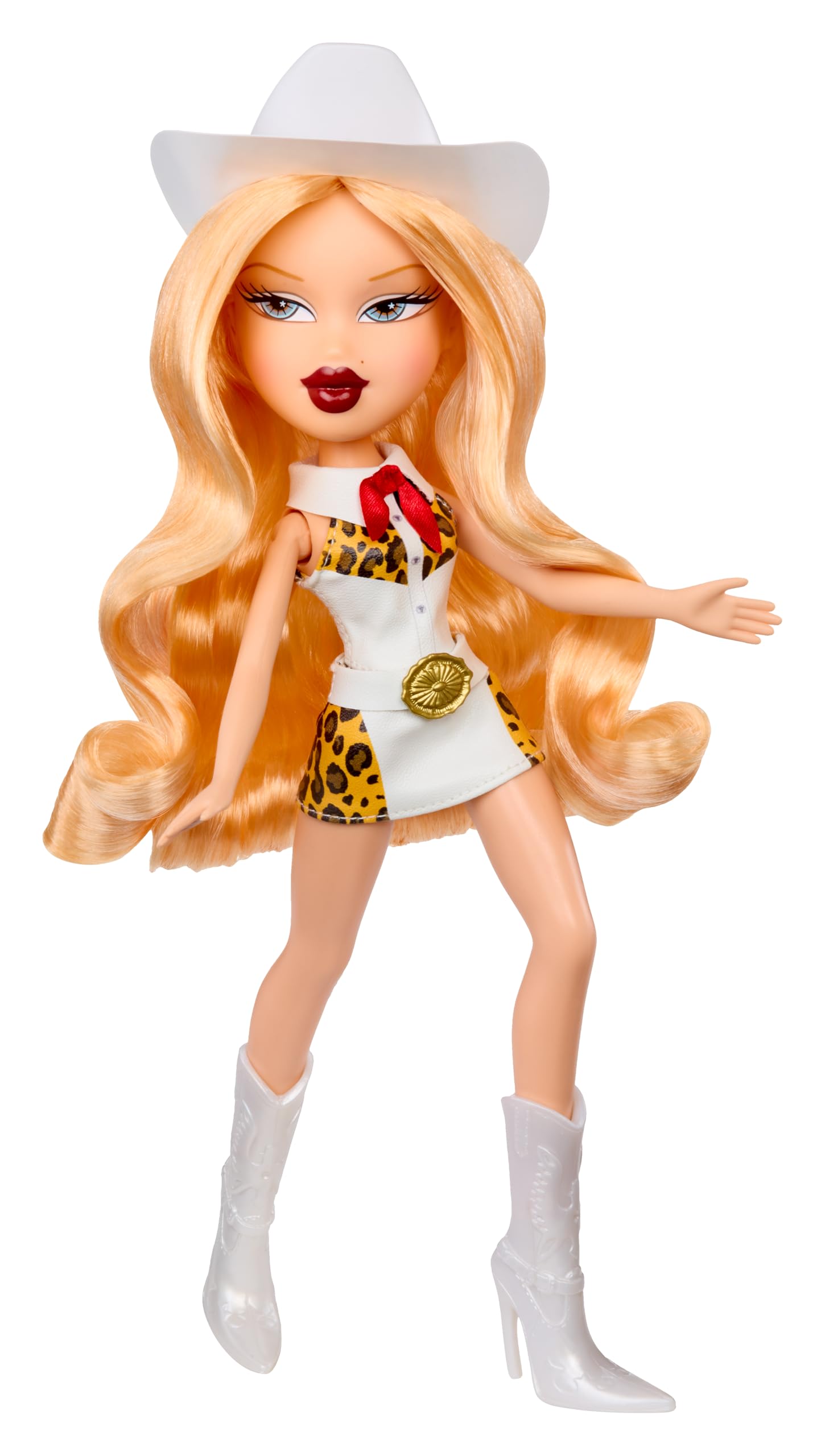 Bratz Sassy Stampede Cloe – kolekcjonerska lalka modowa – lalka w stylu kowbojskim z kompletem ubrań i akcesoriami