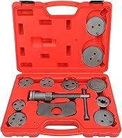 Vista 1 de KUNTEC Juego de herramientas de compresión de pistón y pinza de freno de disco universal de 12 piezas