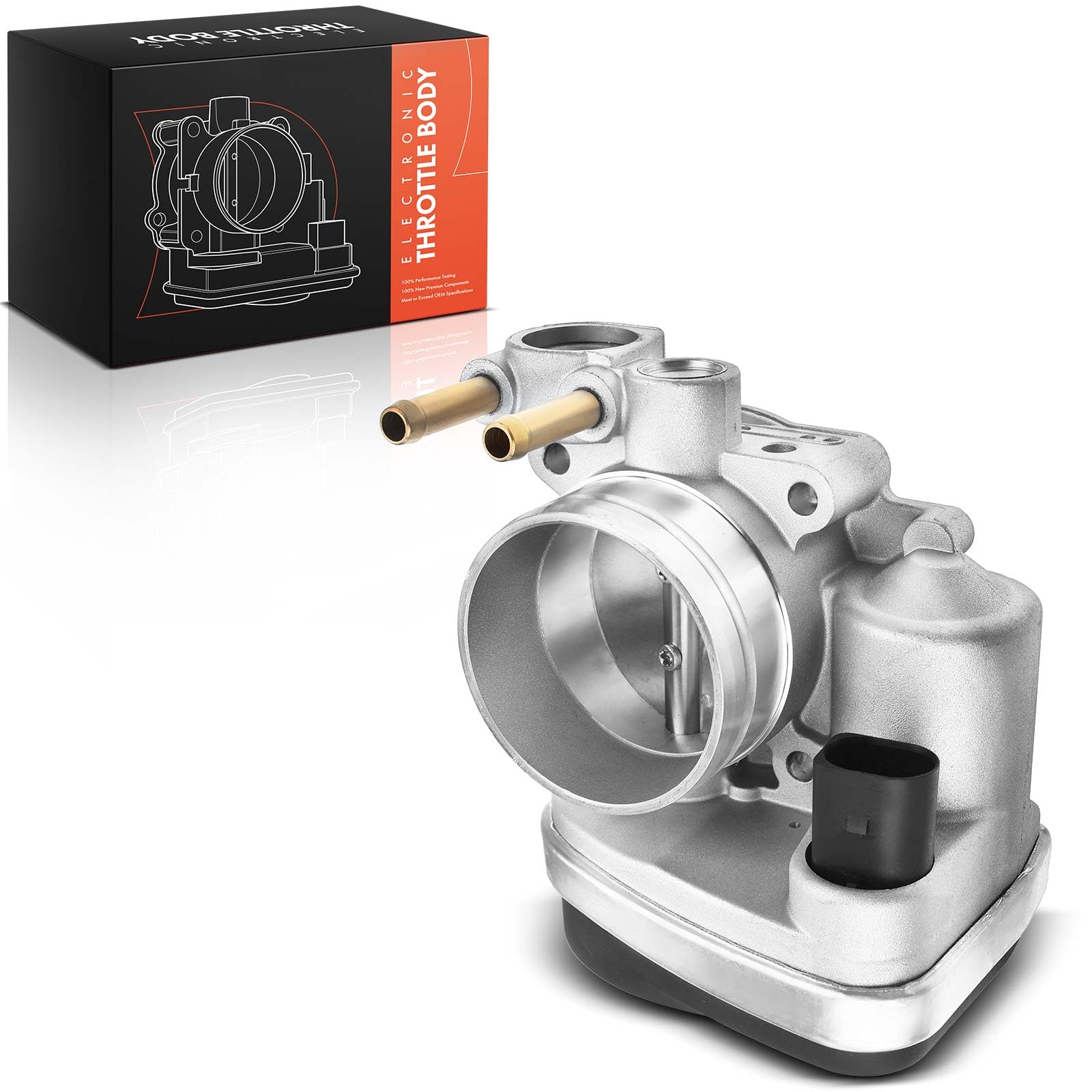 Frankberg Boîtier de papillon Essence Compatible avec A3 Sportback 8PA 2.0L P.a.s.s.a.t 3C2 2.0L O.c.t.a.v.i.a II Break 1Z5 2.0L Golf V 1K1 2.0L P.a.s.s.a.t Variant 3C5 2.0L Remplacer# 06F133062
