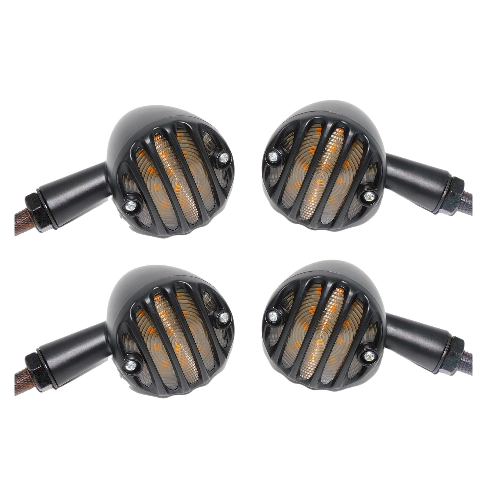 Motocletta Scooter Indicatore di Direzione Luce Indicatore luminoso proiettile indicatore di direzione universale per moto per Ha&rley Touring Dyna Chopper per