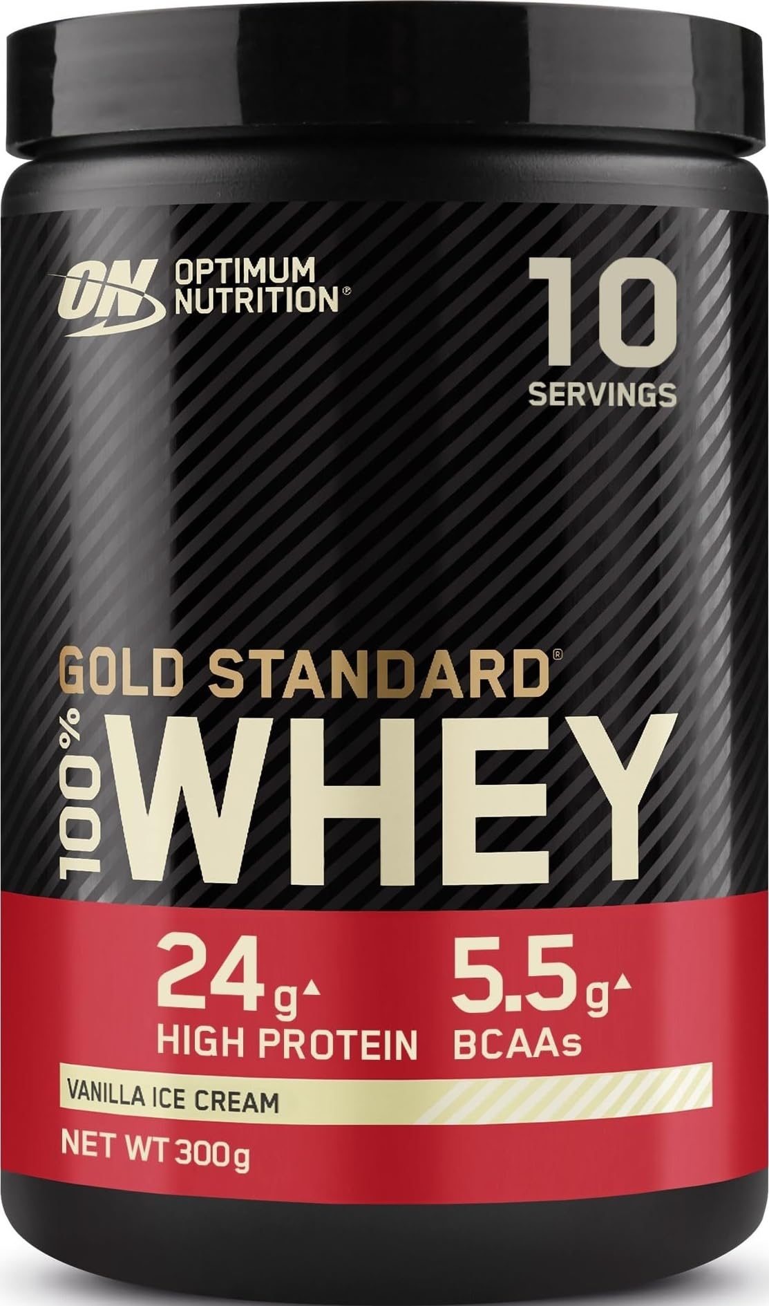 Optimum Nutrition Gold Standard 100% Whey Protein Powder, 300g