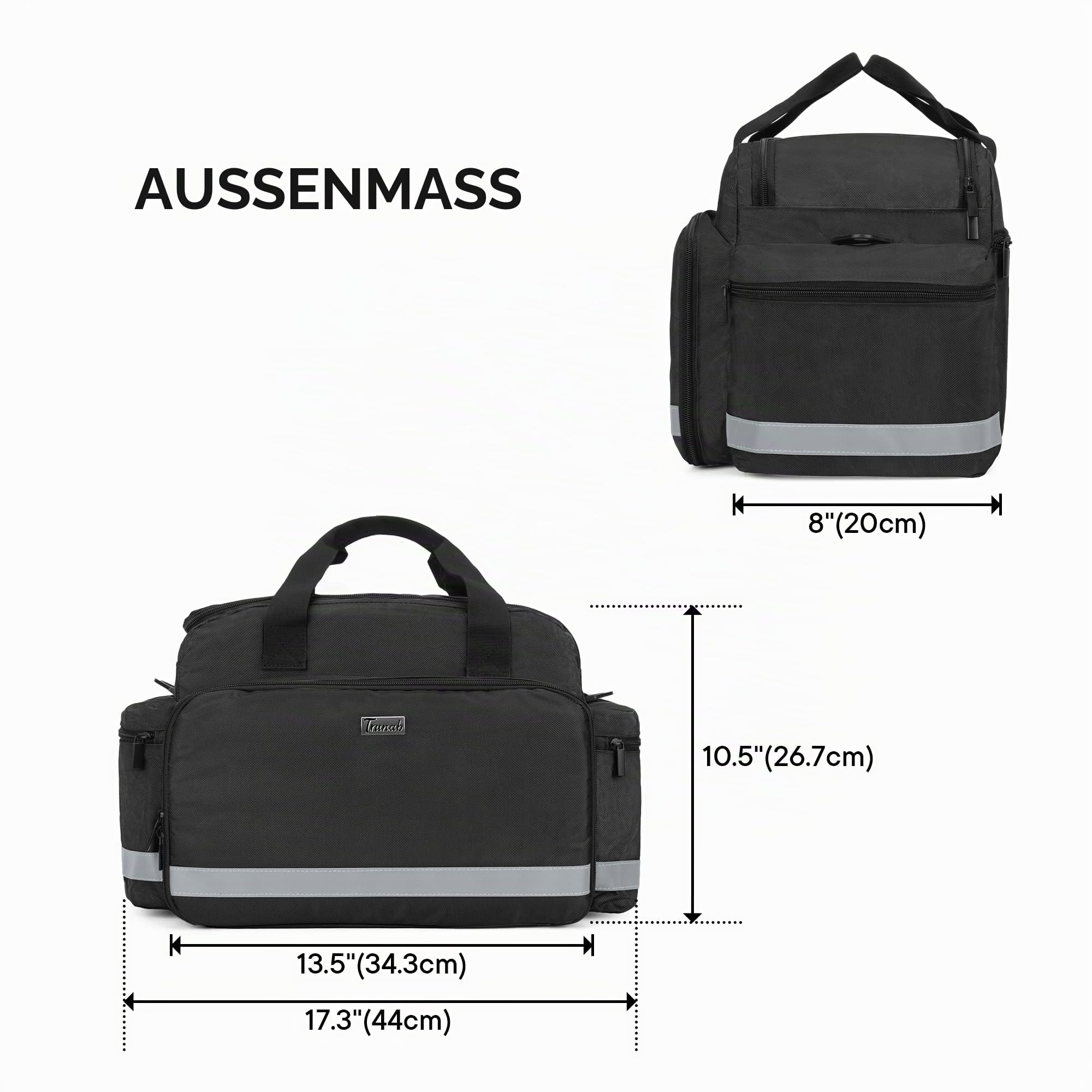 Trunab Tasche für Medizinische Versorgung, Krankenschwestertasche mit Griff und Schulterriemen für die Gesundheitsversorgung zu Hause, Besuch von Krankenhäusern, Reisen oder Notfallveranstaltungen