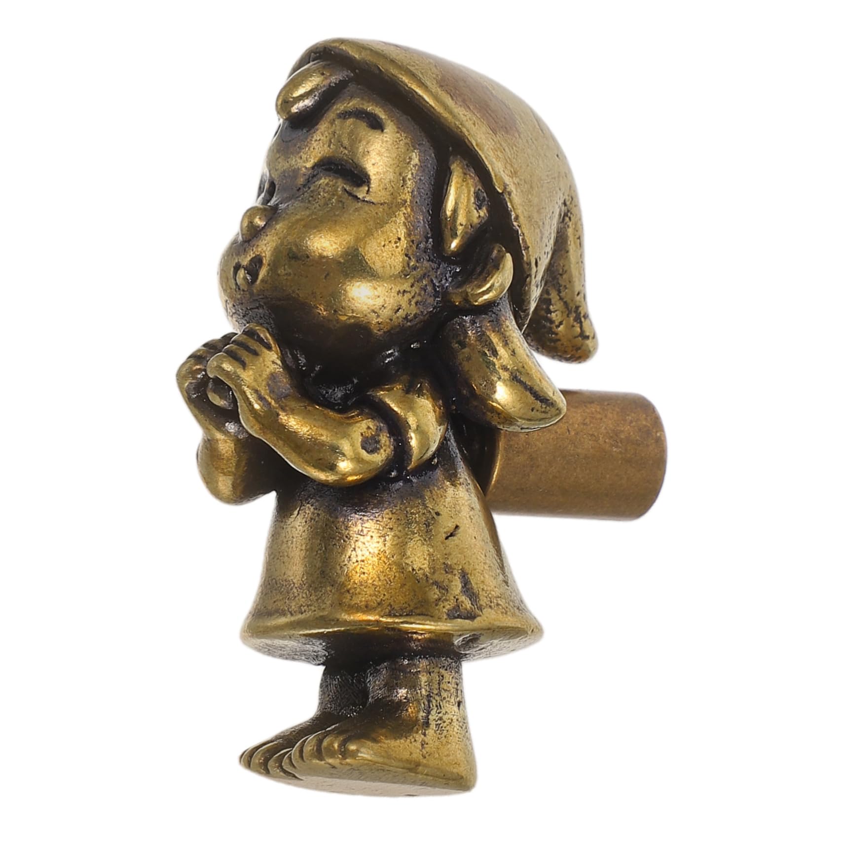 Gadpiparty Child-Friendly Brass Cabinet Knobs Dresser Pulls for Girls' Bedroom Decor