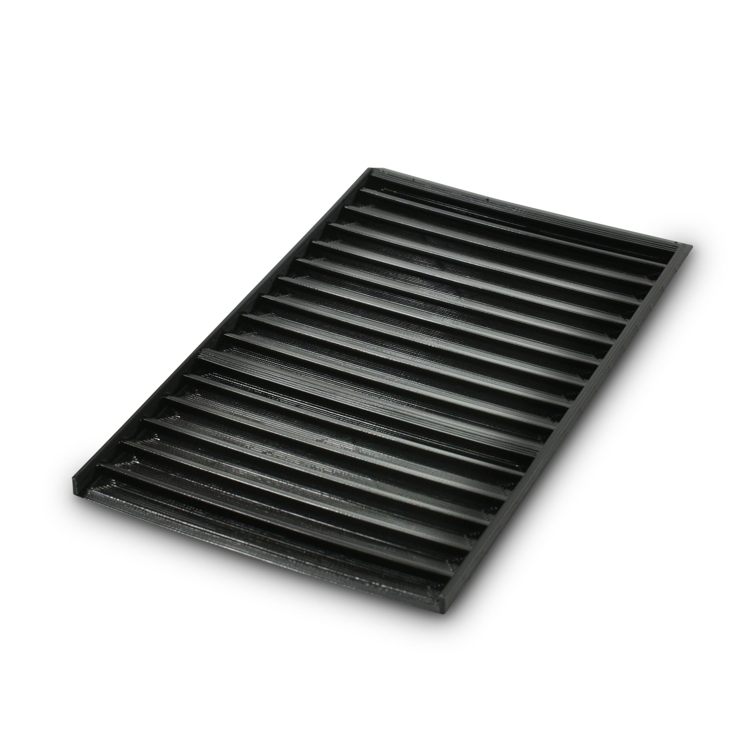 Tapis de Lavage d'or en Caoutchouc Noir découpable pour Sluice Box