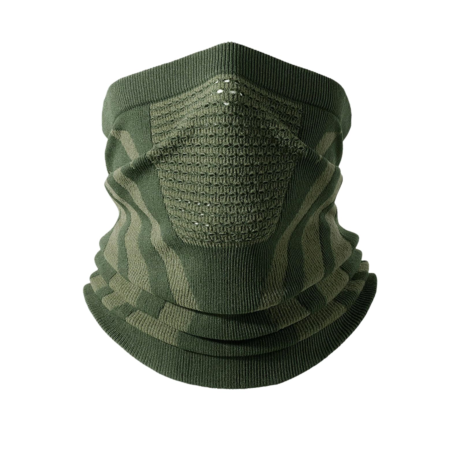 Balakaka Unisex Military Green Winter Neck Warmer Gaiter 40×22 Cm, Windproof Face Mask Bandana For Men Women, Neck Warmer Snood For Ski Snowboard Motorcycle Cycling,