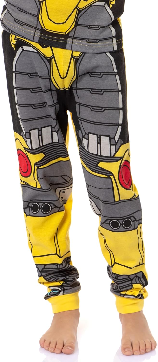 INTIMO Boy's Pajama Set Sleepwear Classic Cartoon Character Tight Fit Long Sleeve Sleep Loungewear - Image 4