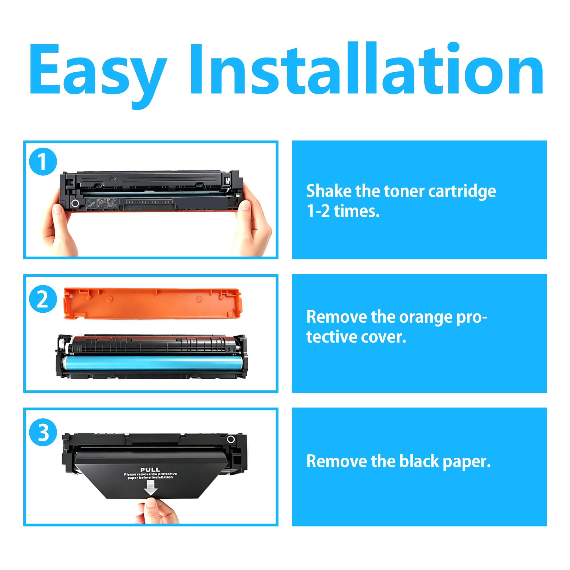LCL 219X (Con CHIP) Nero Cartucce di Toner Compatibile per HP 219X 219A | W2190X Sostituzione per HP Color LaserJet Pro MFP 3302FDW 3302SDW 3302FDN 3302FDNG 3302FDWG 3302SDWG 3202DW 3202DN(1-Pack)