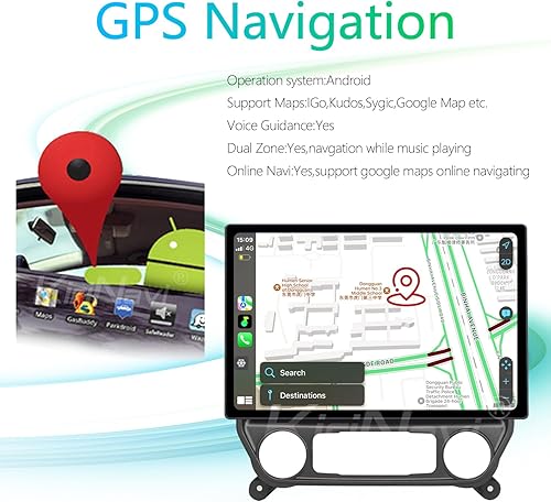 Miniatura 6 de Radio estéreo de coche para Chevrolet Silverado GMC Sierra 2014-2018 Radio de 13.1 pulgadas navegación GPS Android Auto CarPlay 6+128G en el