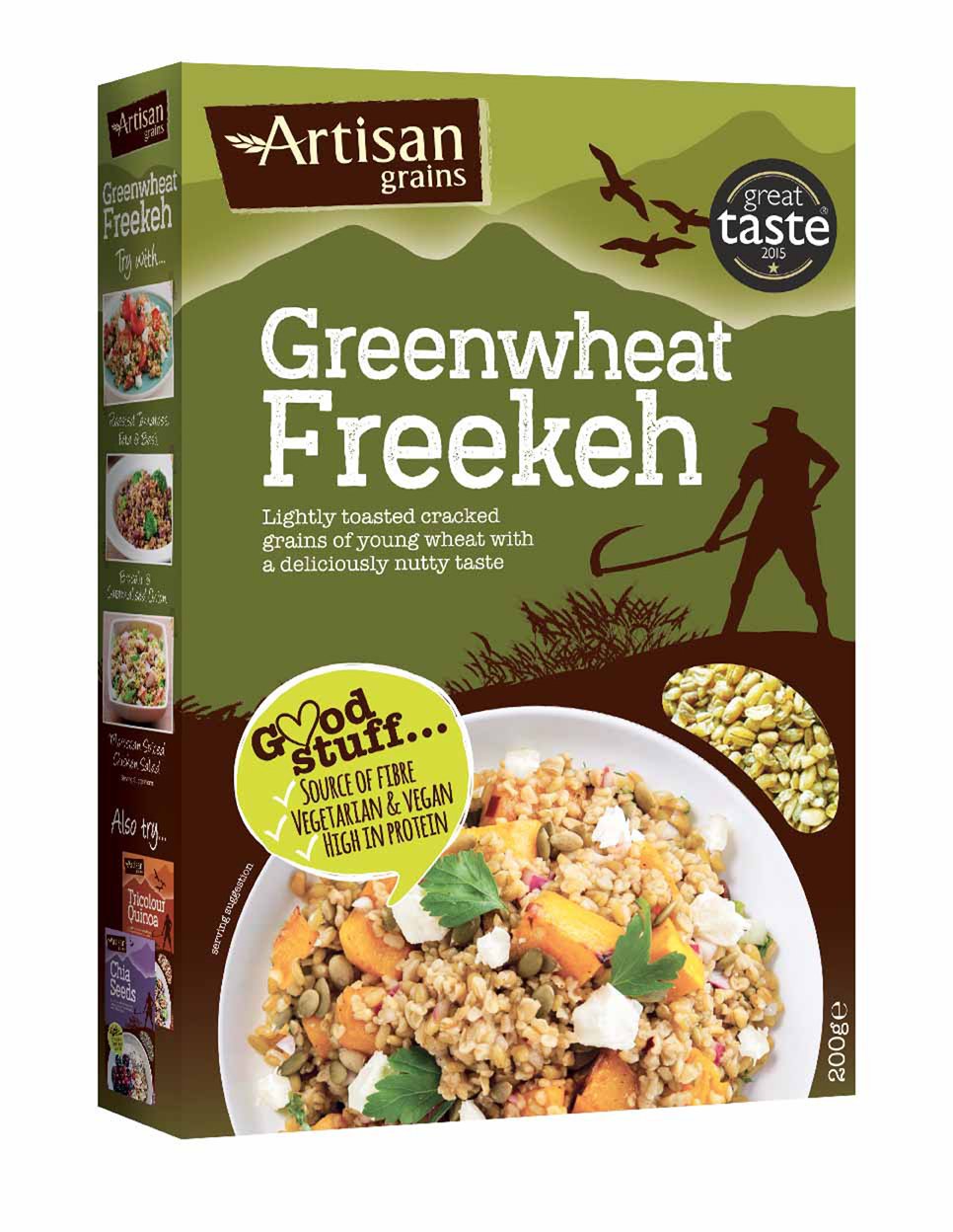 Artisan Grains | Greenwheat Freekeh | 4 x 200g