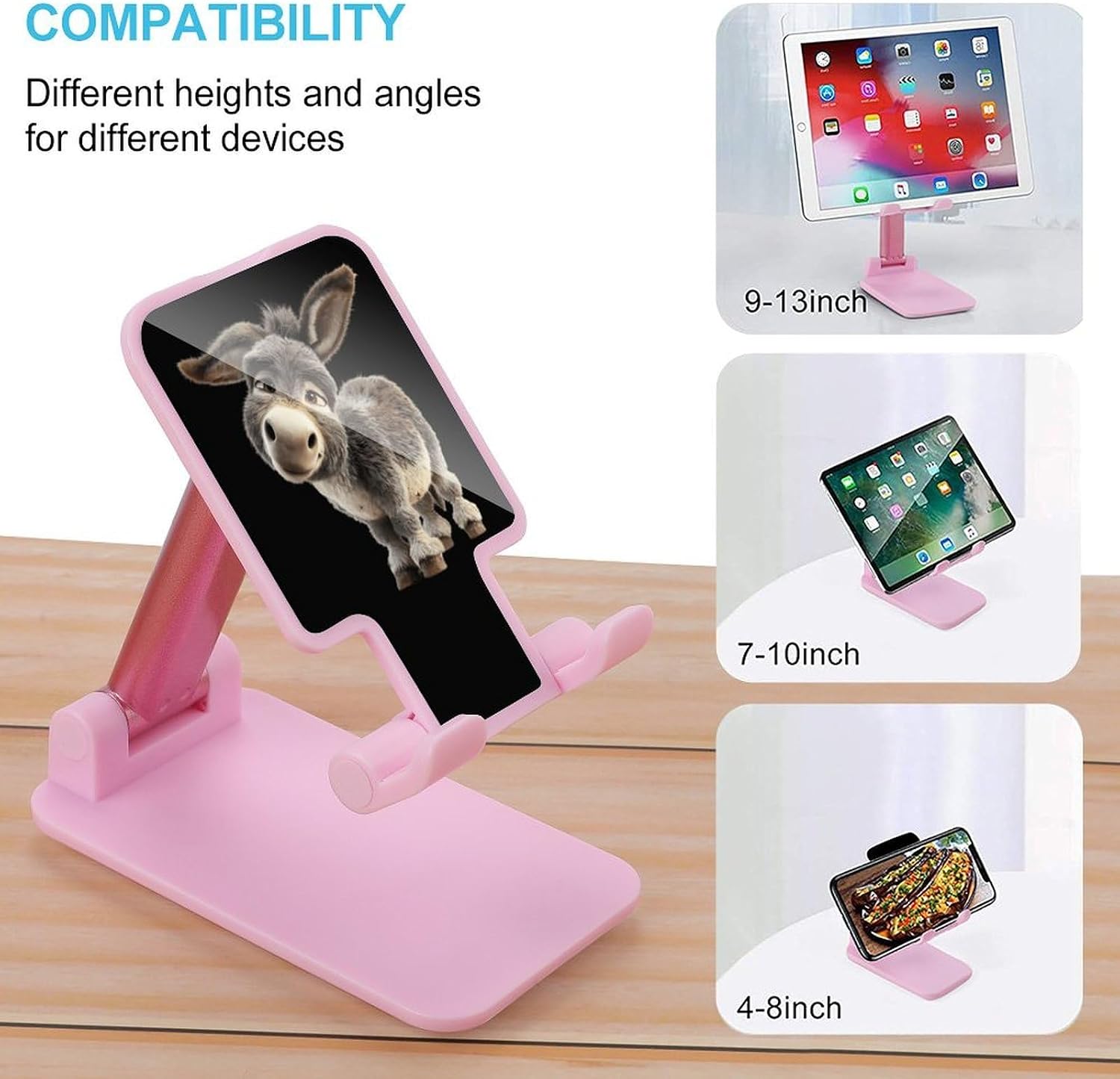 Funny Donkey Novelty Cell Phone Stand Lightweight Phones Holder image 3