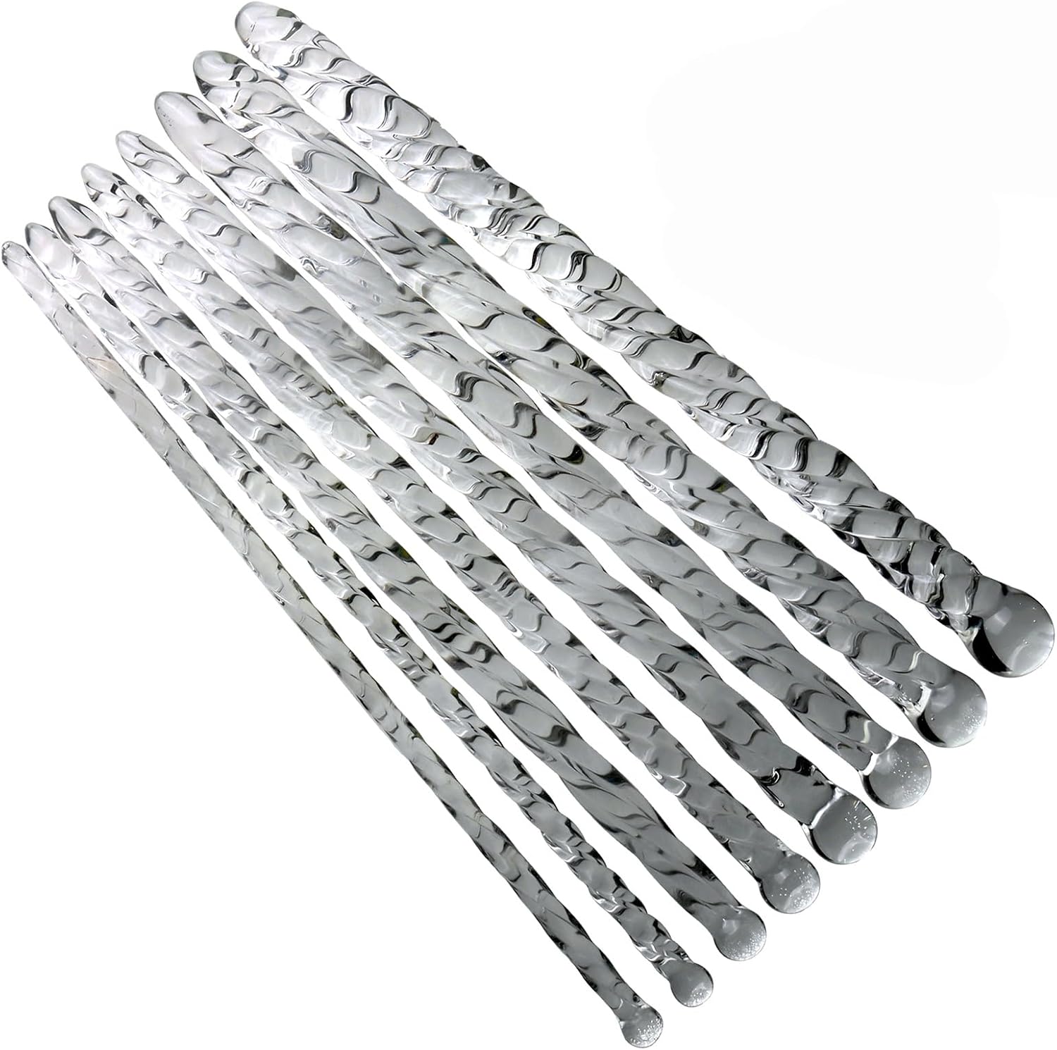 Ultra-Long Transparent Glass Urethral Sounds Penis Plug Set Male Slender Thread Urethral Plug Urethra Masturbation Rod Sex Toy for Men