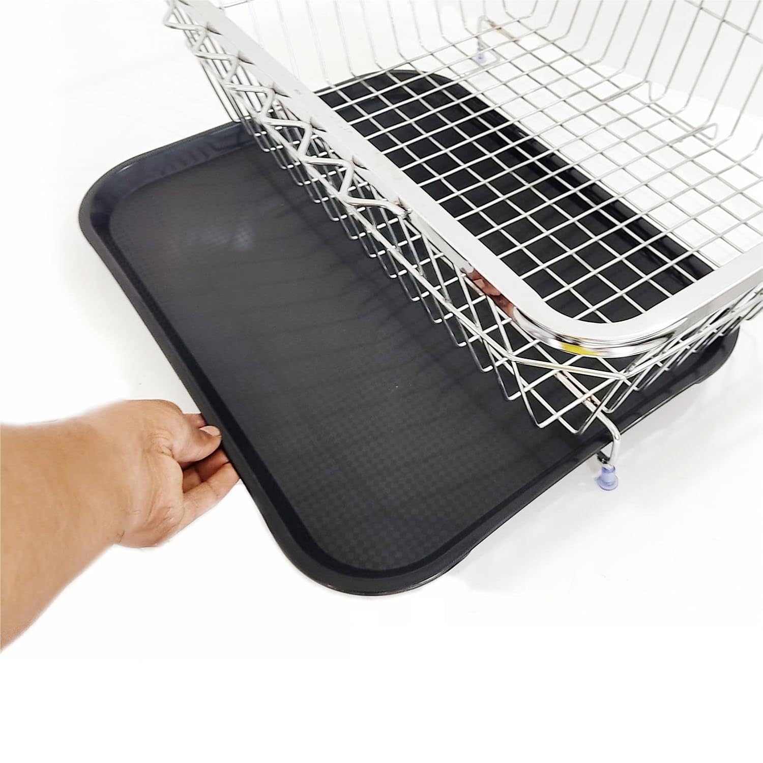 SmartSlide Plastic Tray (14X18 Inch) For Dish Drainer Basket/Dish