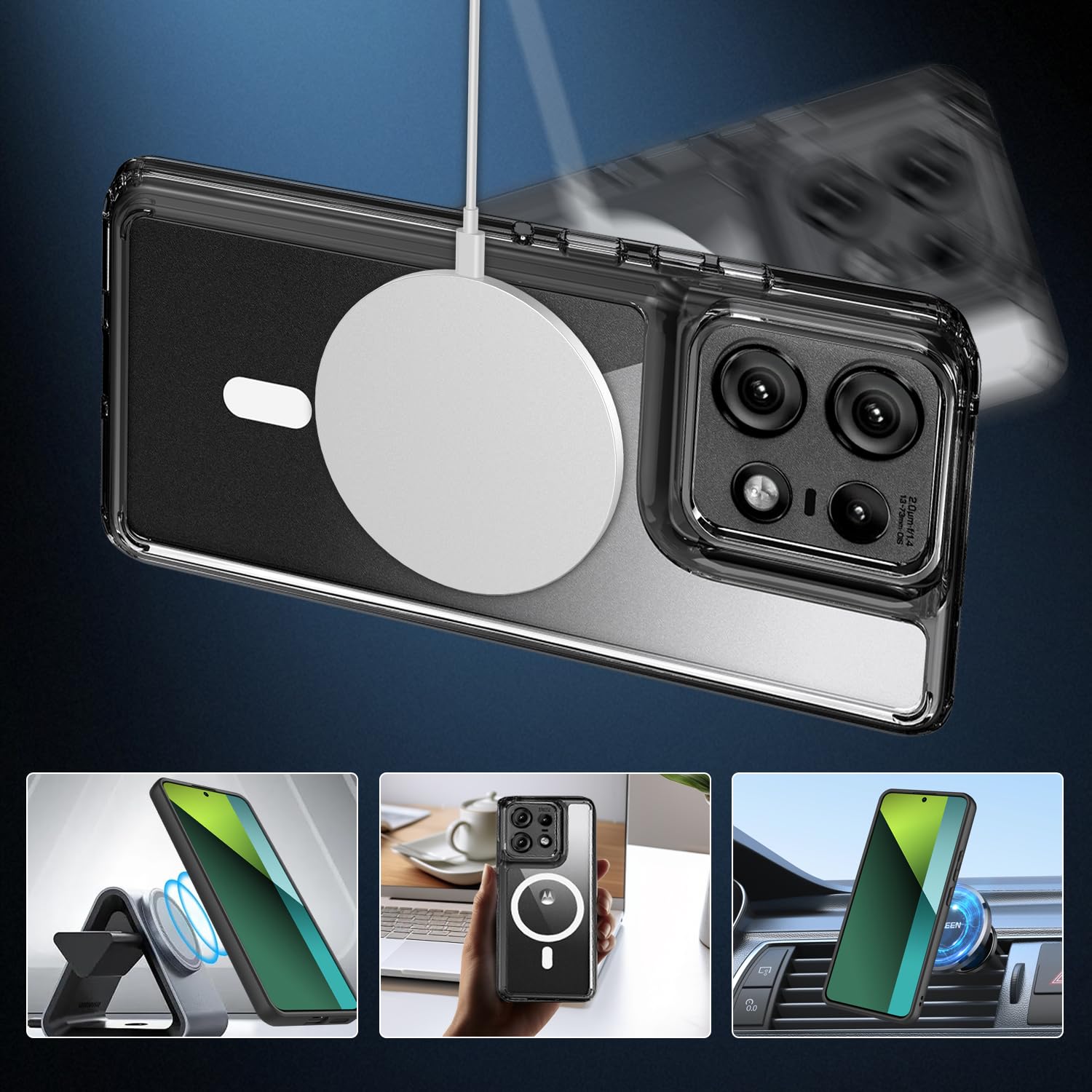 Amazon.co.jp: MOTO G24/G04 ケース透明 MagSafe対応 Motorola Moto