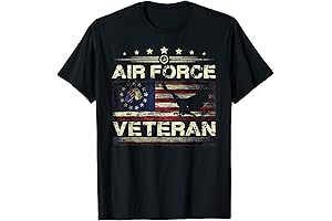 Veteran USA Vintage US Air Force Unisex Tee American Betsy Ross Patriot Flag TShirt