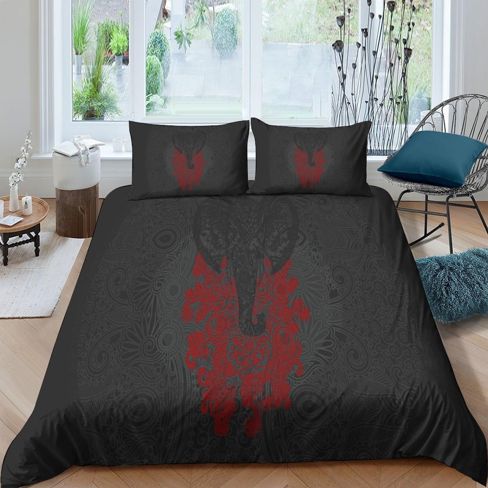 Housses de couettes éléphant en microfibre supérieure imprimée en 3D