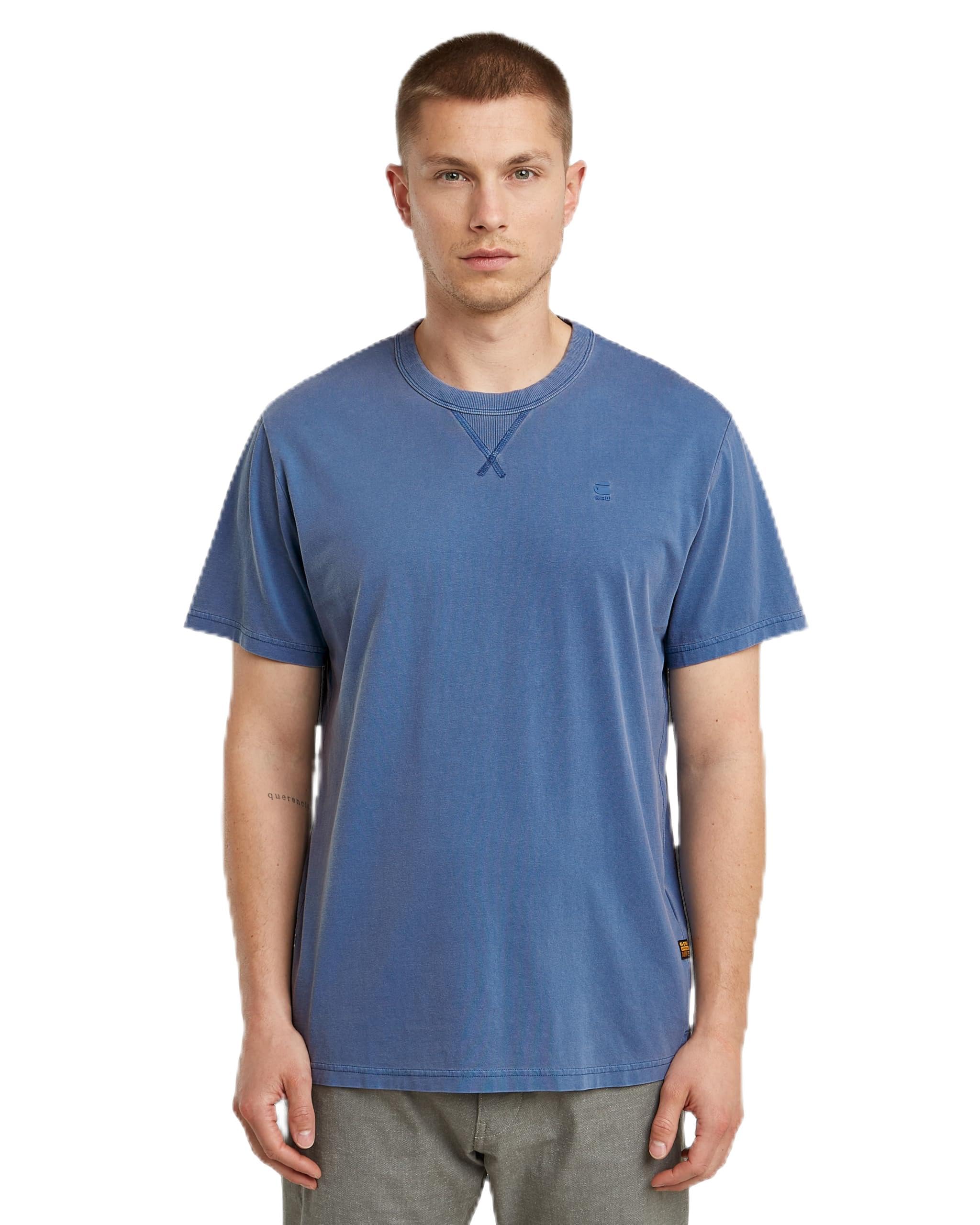 G-STAR Men's Nifous T-Shirt, Blue (salute D24449-336-C742), L