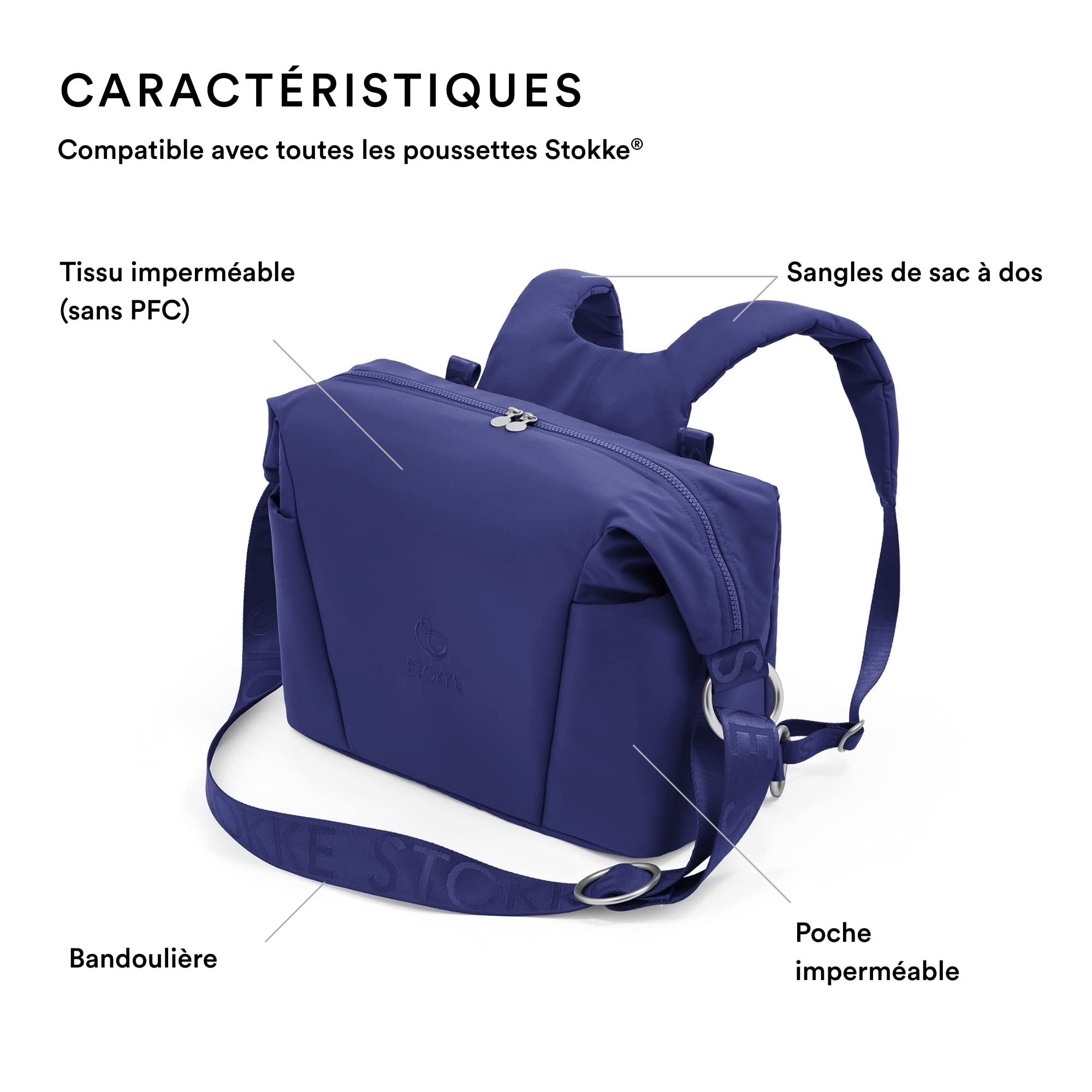Sac à langer Xplory X Royal Blue - Stokke