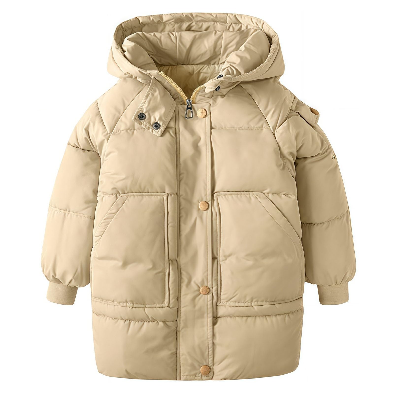 Giacca invernale da ragazza imbottita con cappuccio parka cappotto per bambini caldo ispessito piumini cappotti per bambini all'aperto cappotto comodo capispalla