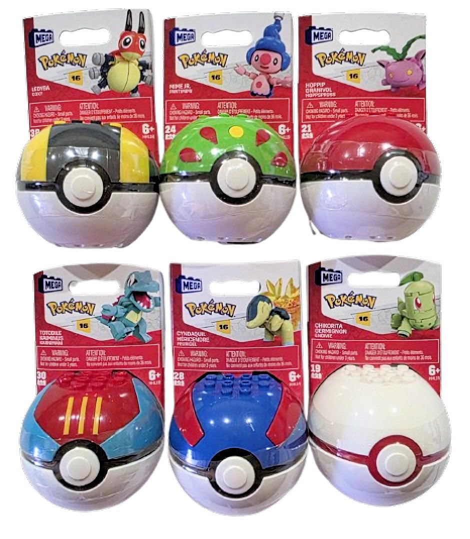 Amazon.co.jp: メガ ポケモン ポケボール 組み立ておもちゃセット 16系