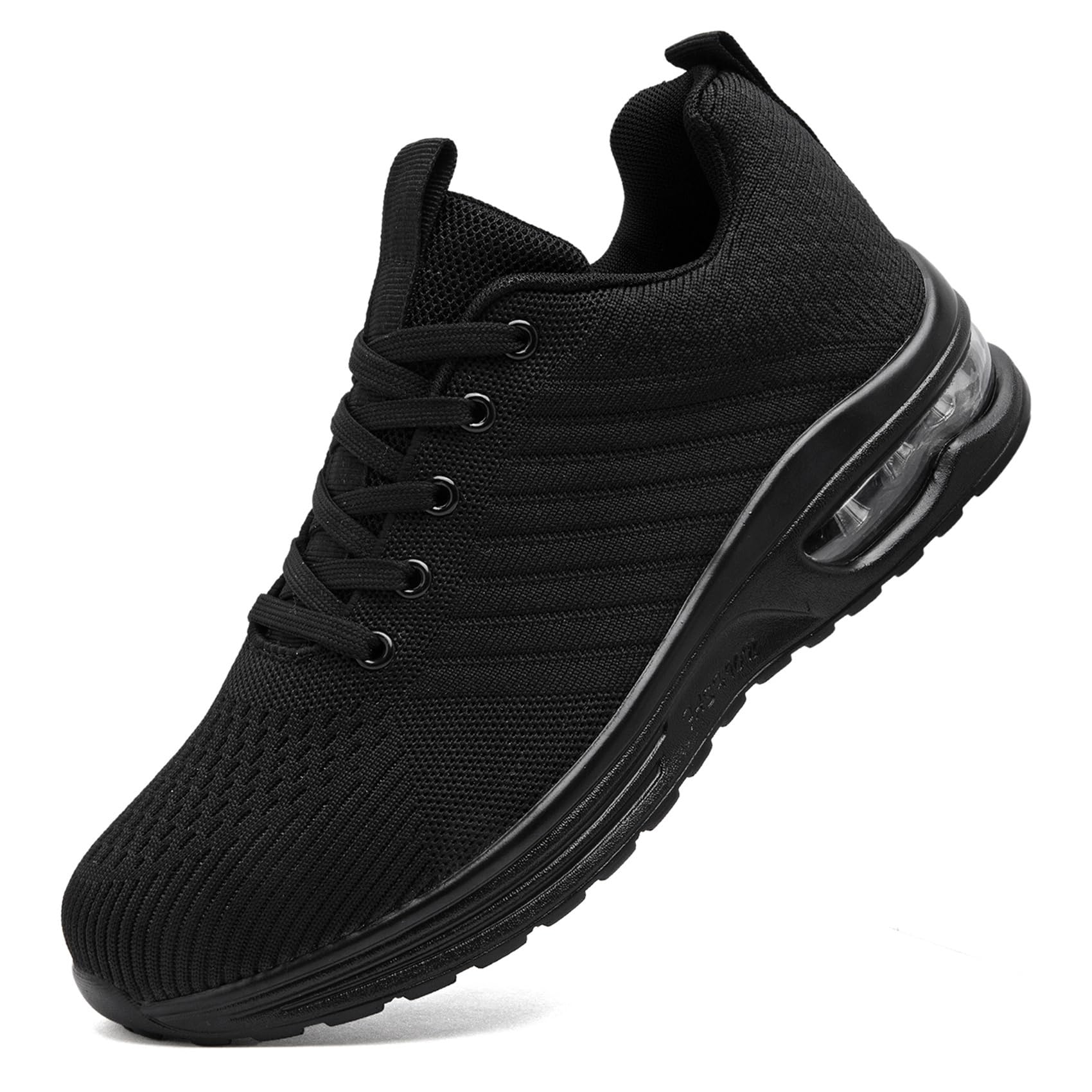 Zapatillas de correr para hombre, con cámara de aire, ligeras, transpirables, para caminar, deportes