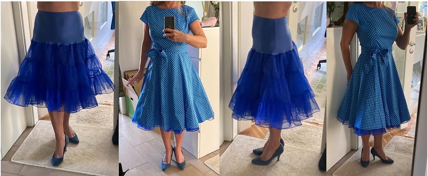26" Petticoat Underskirt Retro Vintage Swing 1950's - Image 6