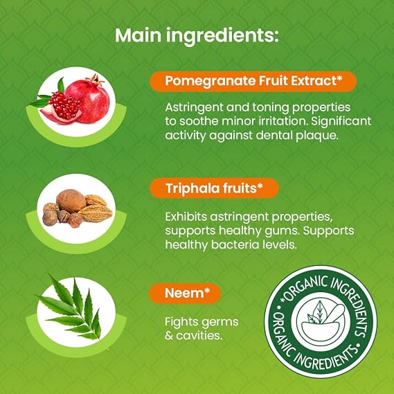 Himalayan Botanique Anti-Plaque Complete Care Toothpaste 75ml | Ecocert Cosmos Certified | Organic Active, Mint Flavored | Does not contain fluoride and gluten