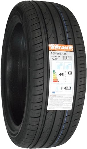 Aptany 205/45 R16 87W RA301 XL – 45/45/R16 87W – B/C/70dB – Summer Tires (Car)