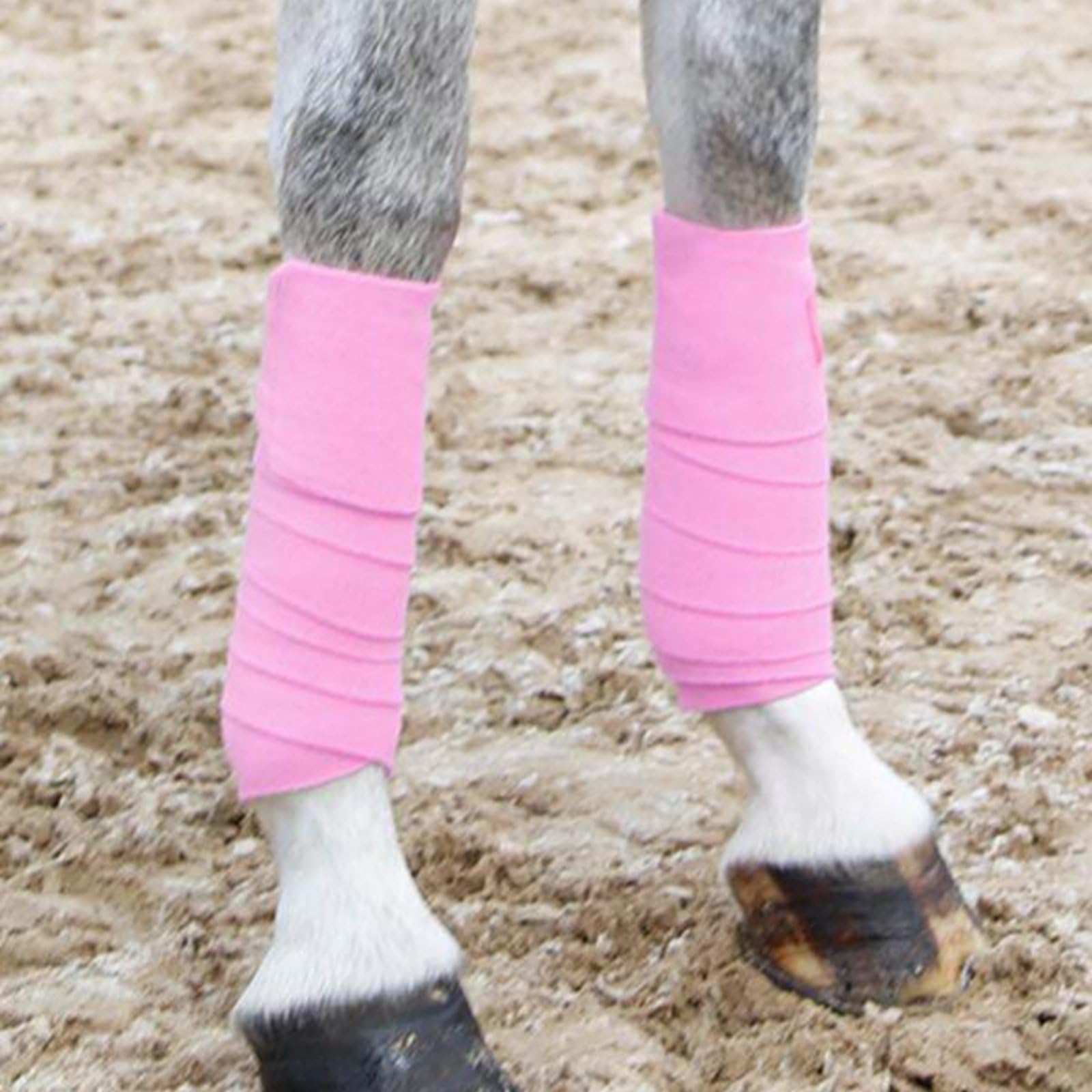 Baoblaze Protezioni per Zampe Cavallo Fasce da Equitazione Bendaggi Avvolgenti Supporto con Fissaggio in in Pile Morbido Lunghezza 2.75 M Adatte per Addestramento Gara Escursioni , Azzurro