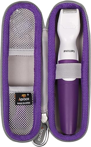 Aproca Estuche de almacenamiento duro, para recortadora inalámbrica Philips Bikini Genie BRT383/50 (solo caja)