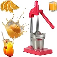 Vista 1 de Exprimidor de hierro fundido, prensa manual de hierro fundido, extractor de jugo de prensa manual resistente para jugo de naranja de limonada Style-B