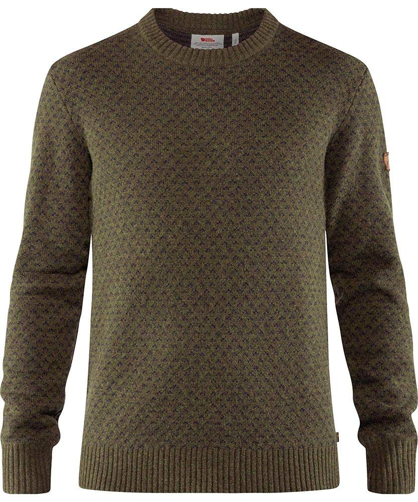 Fjällräven Övik Nordic Sweater M Sweatshirt - Green, X-Small