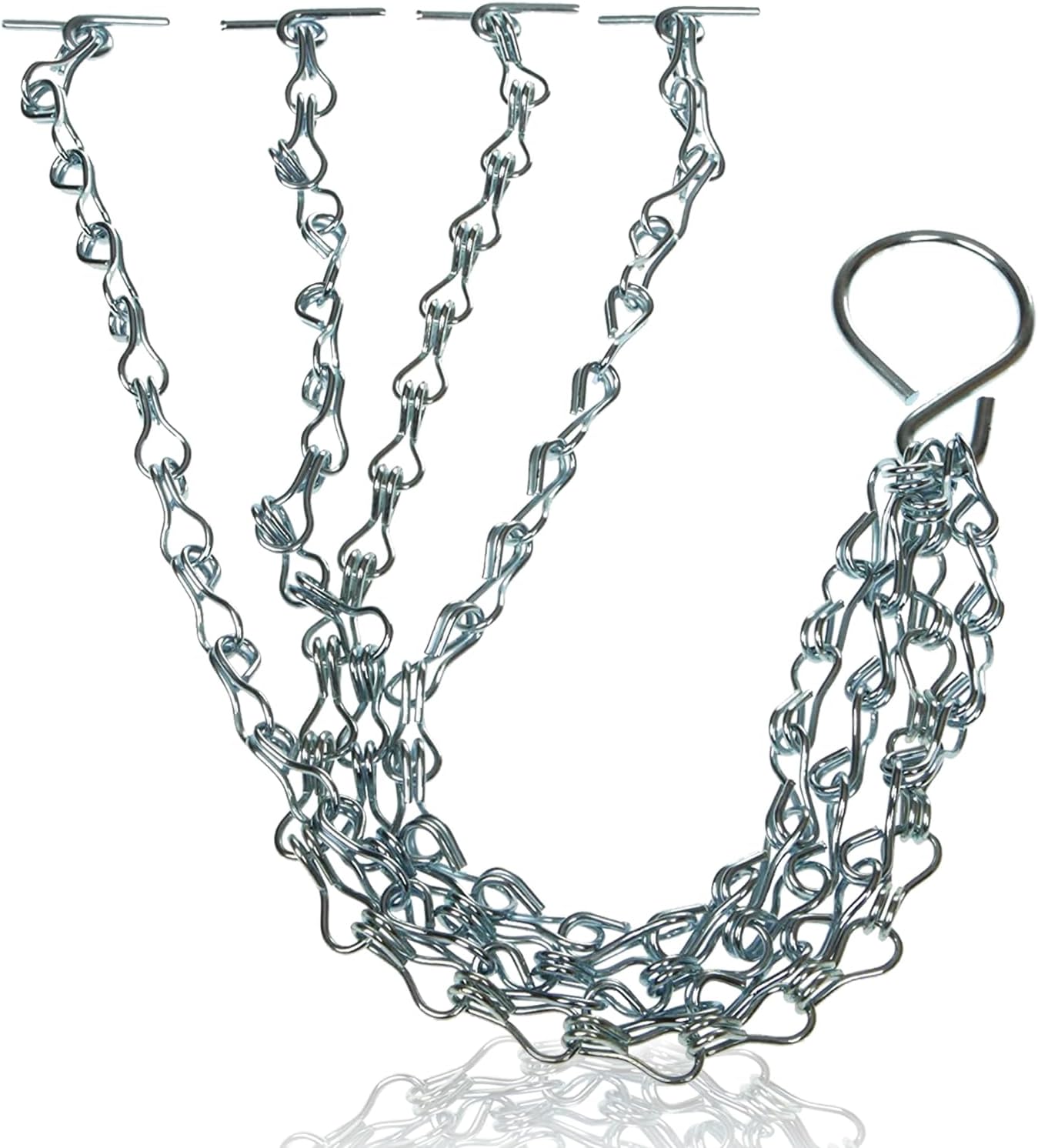 Pack of 4 spare replacement 4-point chains for 14 or 15 inch Easy Fill baskets