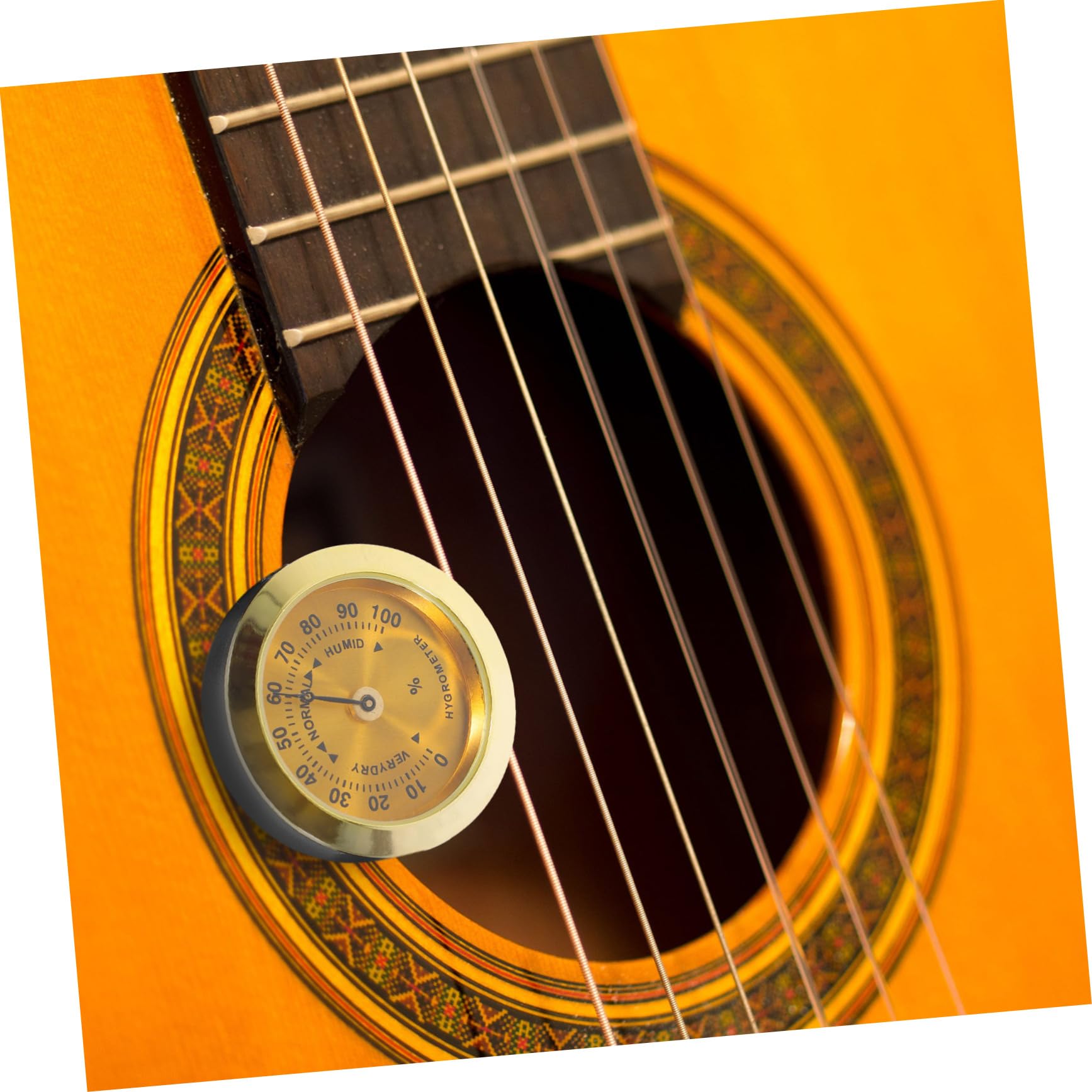 Toyvian 2 piezas Humidificador para Guitarra Acústica con Sistema Automático de Control de Humedad Esponja Gruesa y Diseño sin Contacto para Evitar Grietas y Arrugas Cuidado para