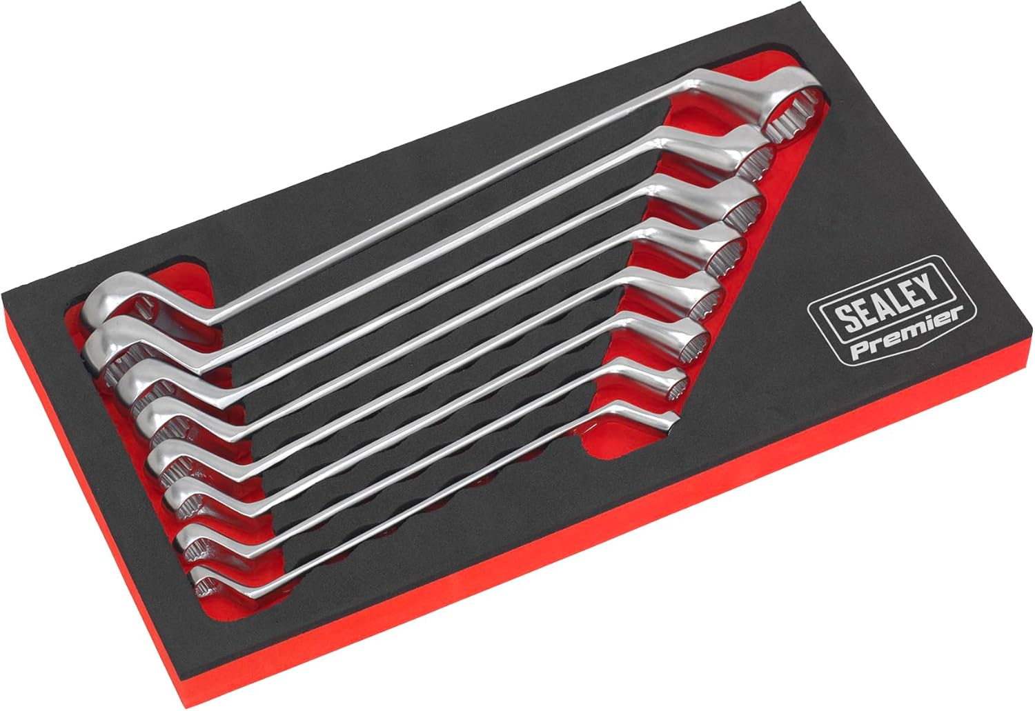 Sealey AK63257 8pc Offset Double End Ring Spanner Set