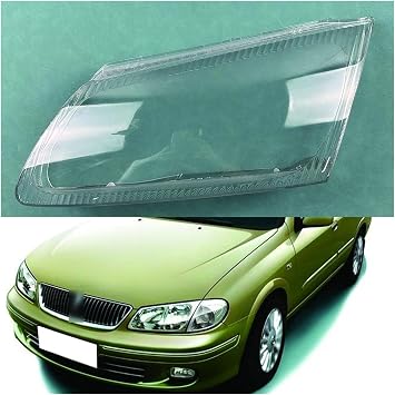 Car Front Headlight Cover Auto Headlamp Lampshade Lampcover Head Lamp Light Glass Lens Shell Caps Compatible with Nissan Sunny N16 2003 2004Left