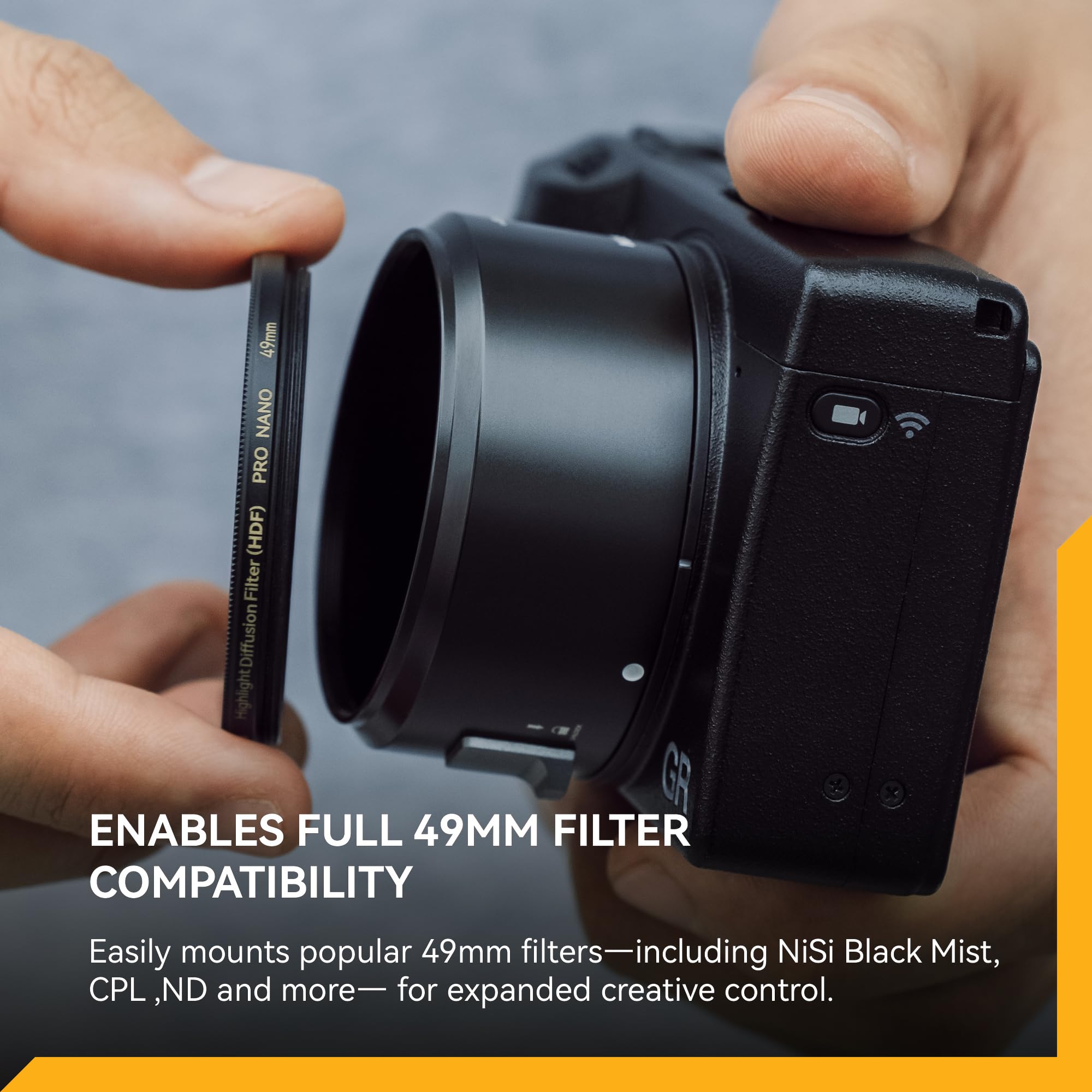 Amazon | NiSi RICOH GR IIIx用レンズアダプター PR-12 | カメラ用