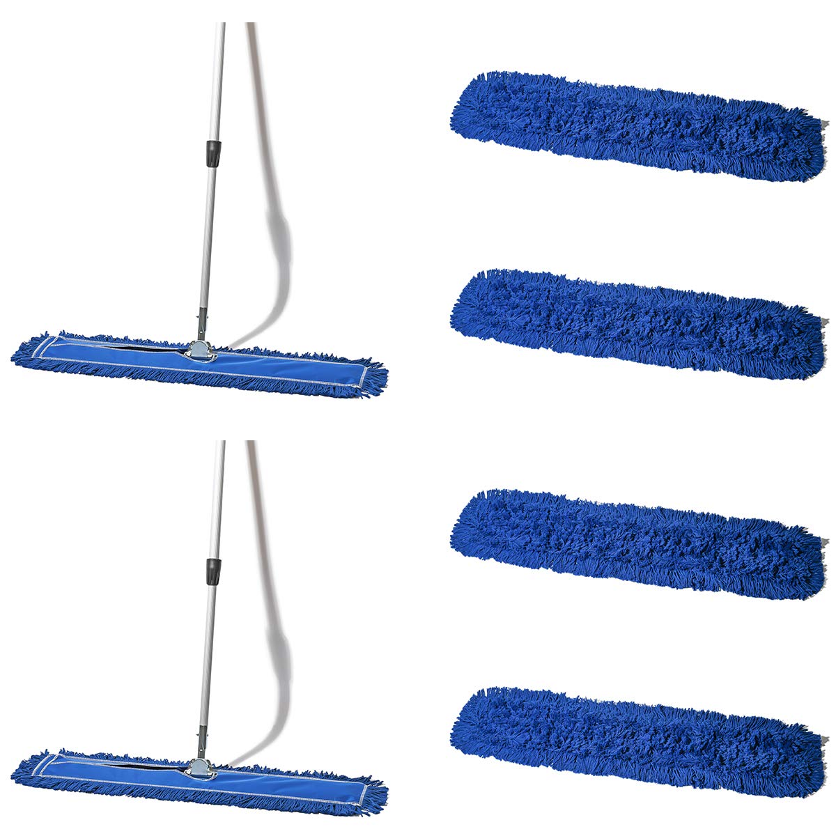 Tidy Tools 36 Inch Nylon Dust Mop with Extendable Metal Handle and 36