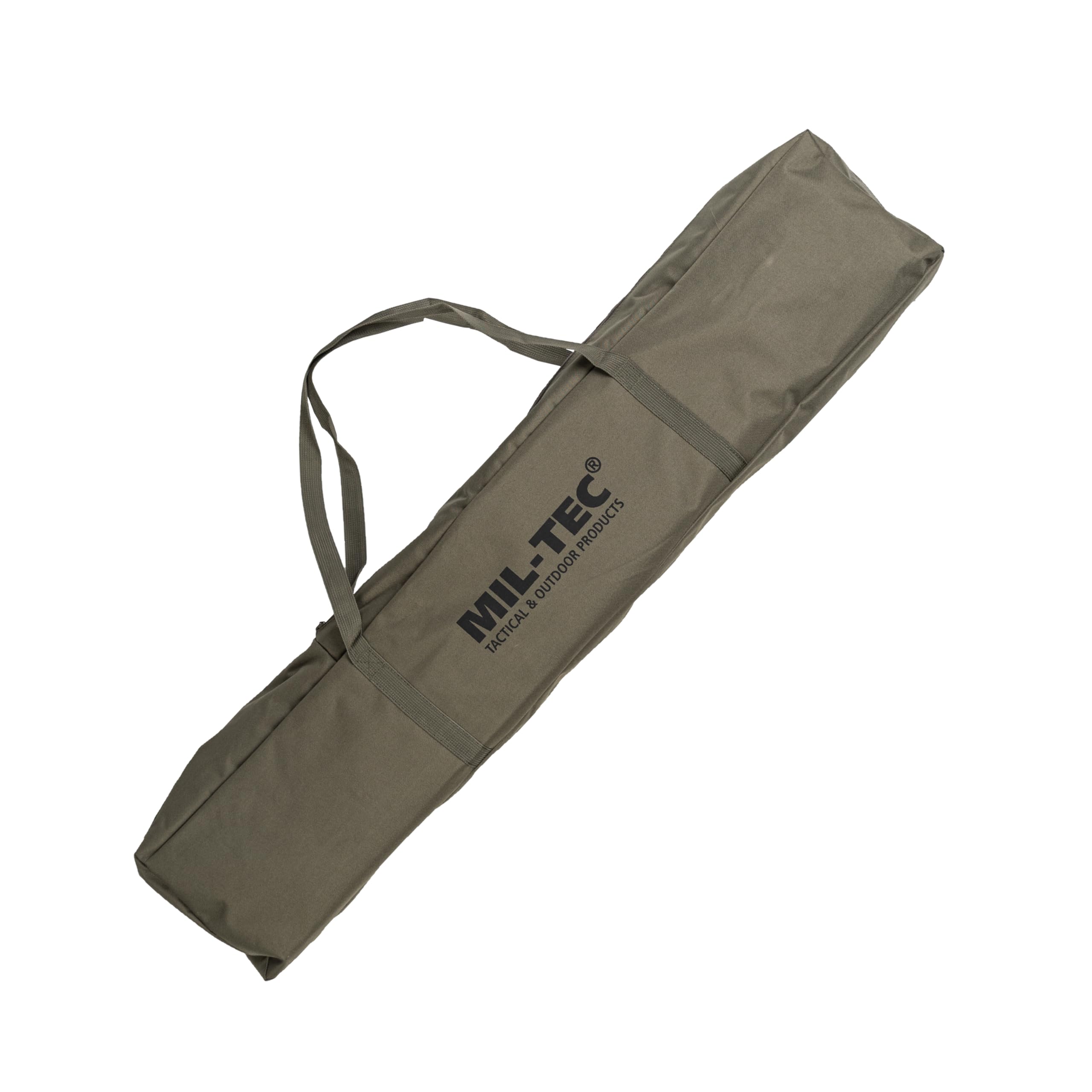 Mil-Tec US Feldbett Gen. II mit Alu-Gestell (210x70x42cm) • Faltbar inkl. Tragetasche • Outdoor Campingbett klappbar • Als Army Zeltbett, Campingliege, Gästebett, Notbett • Oliv