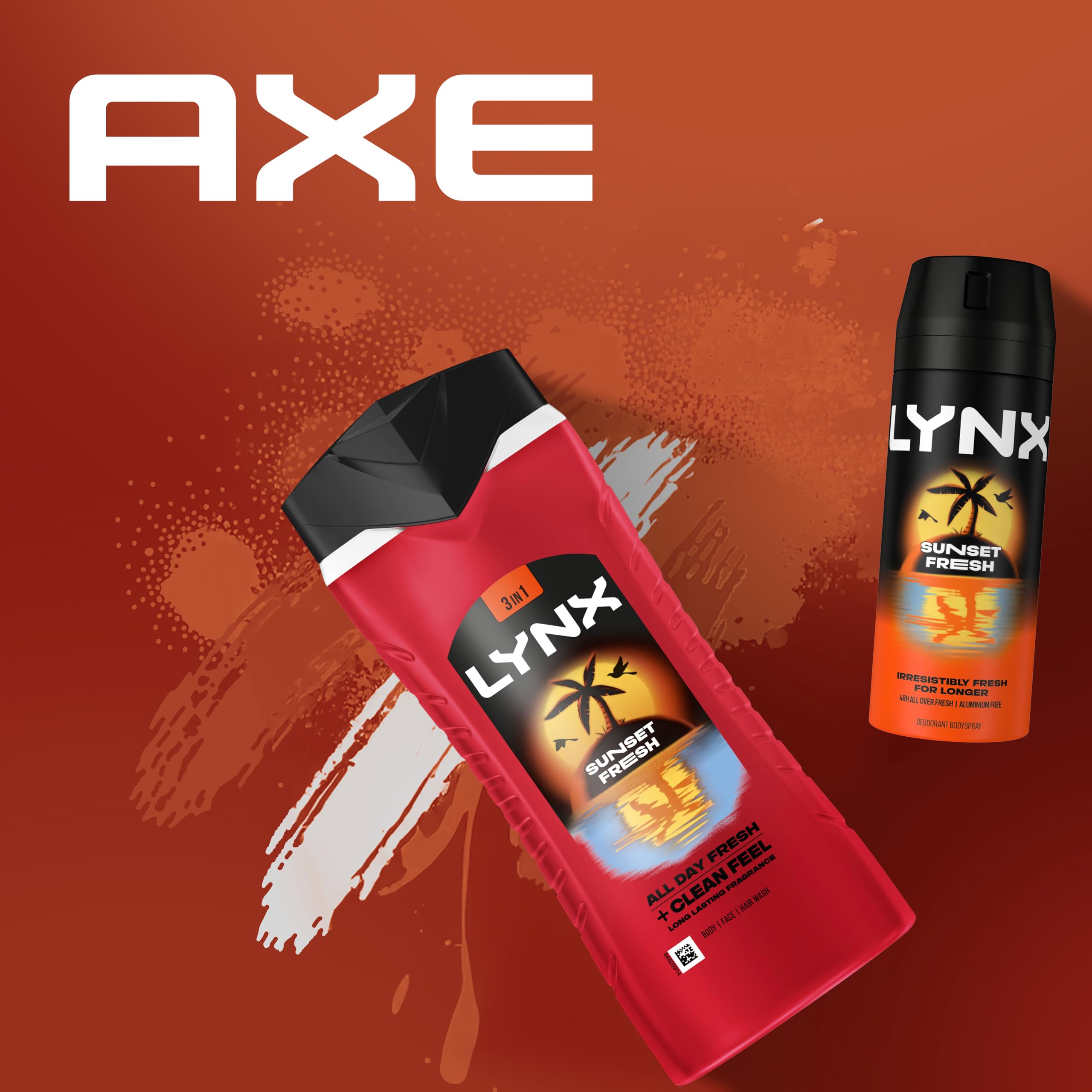 Lynx Sunset Fresh 3-in-1 Body Wash Men's Hair, Face and Body Cleanser with a mango & mandarin scent for all-day freshness 6x 500 ml - Image 4