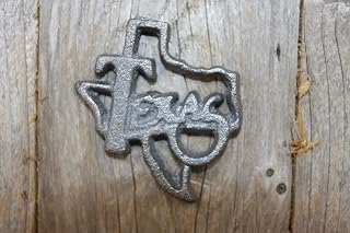 Texas Clavos Decorative Nail Heads State of Texas Design, 2 1/2" Cast Iron, Set of 20 clavos