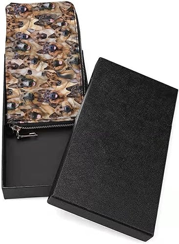 Miniatura 3 de Linda cartera con patrón de perro Goldendoodle para mujeres y hombres, regalos de caniche dorado, regalos para perros y madres, regalos para perros,